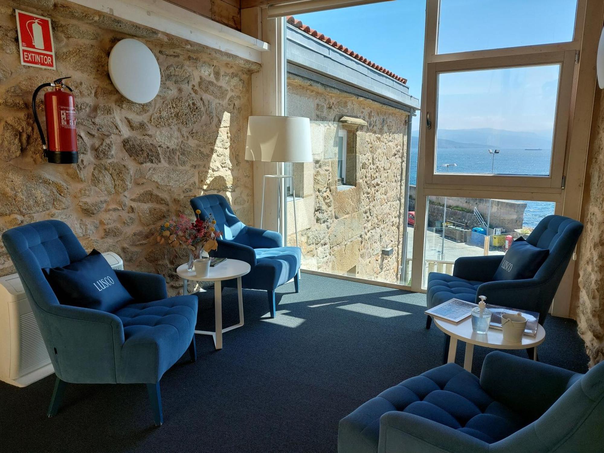 Hotel Tematico Do Banco Azul Finisterre Exteriör bild